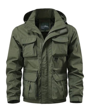 Outdoor Windproof Shell Loose Casual Multi-pocket Workwear Jacket