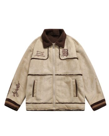 Lambswool Thick High-grade Sense Couple Coat