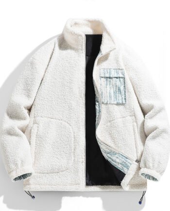 Outdoor Lambswool Jacket Men's Fashion Thickening