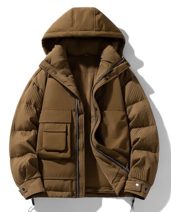 False Two Pieces Hooded Cold Protective Clothing