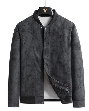 Men's Casual Loose Suede Jacket