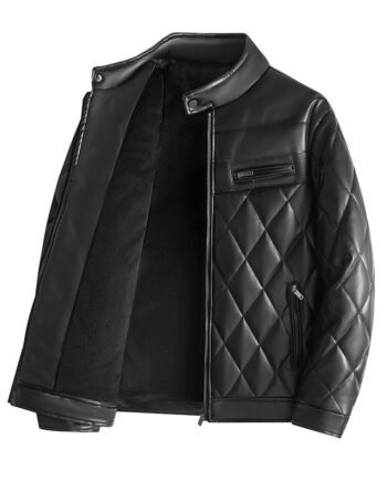 Men's Leather Jackets Thick Casual Men