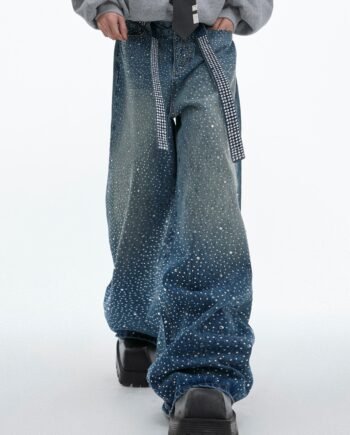 Niche Loose Heavy Industry Wide-leg Pants