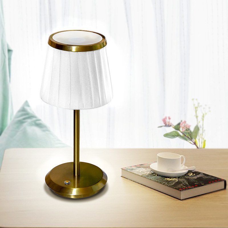Simple Bedroom Bedside Lamp Eye Protection Ambience Light