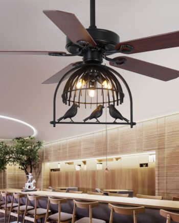 Retro Industrial Fan Lamp Ceiling Fan Lamp