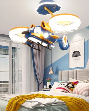 Smart Fighter Boy Large Room Bedroom With Fan Light