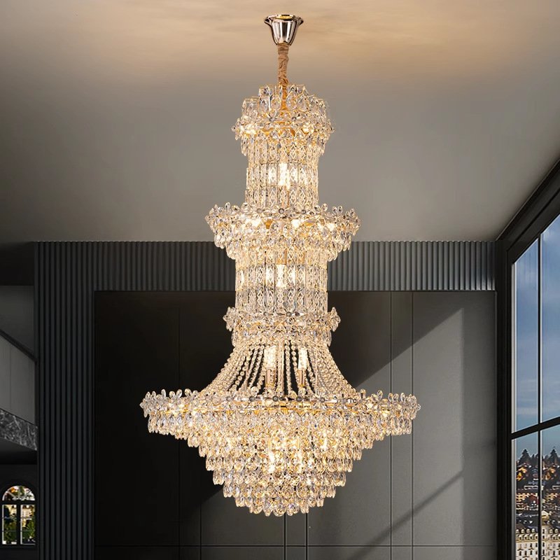 Modern Duplex Living Room Chandelier