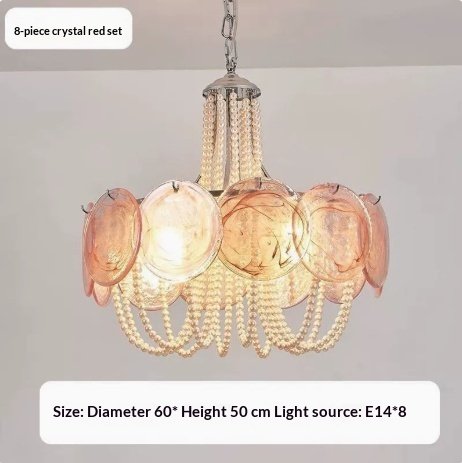 Creative Vintage-style Restaurant Room And Lobby Centerpiece A Pearl Chandelier