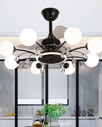 Living Room Ceiling Fan Lamp Creative Chandelier