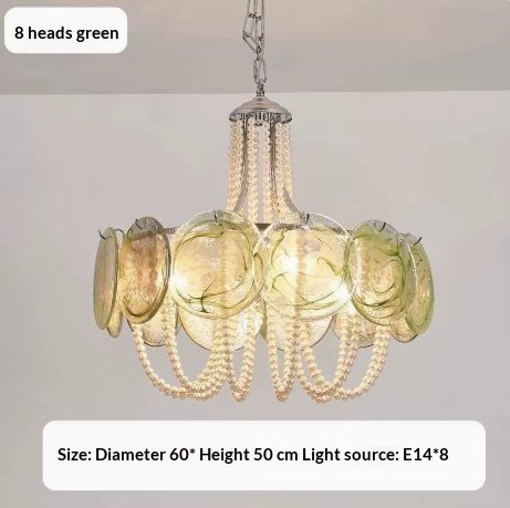 Creative Vintage-style Restaurant Room And Lobby Centerpiece A Pearl Chandelier