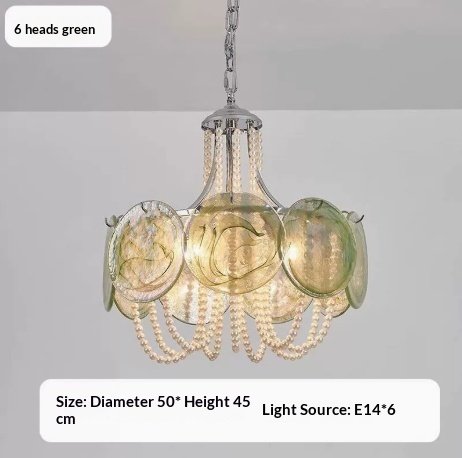 Creative Vintage-style Restaurant Room And Lobby Centerpiece A Pearl Chandelier