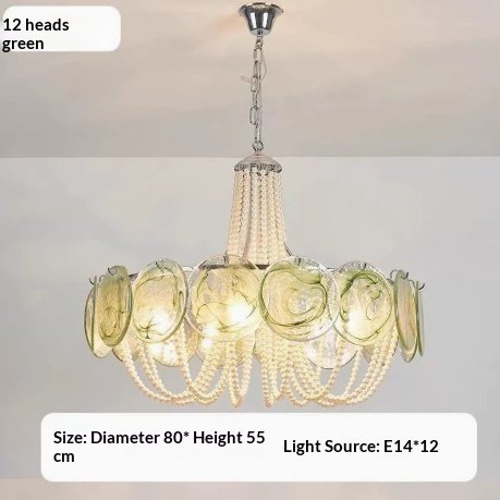 Creative Vintage-style Restaurant Room And Lobby Centerpiece A Pearl Chandelier