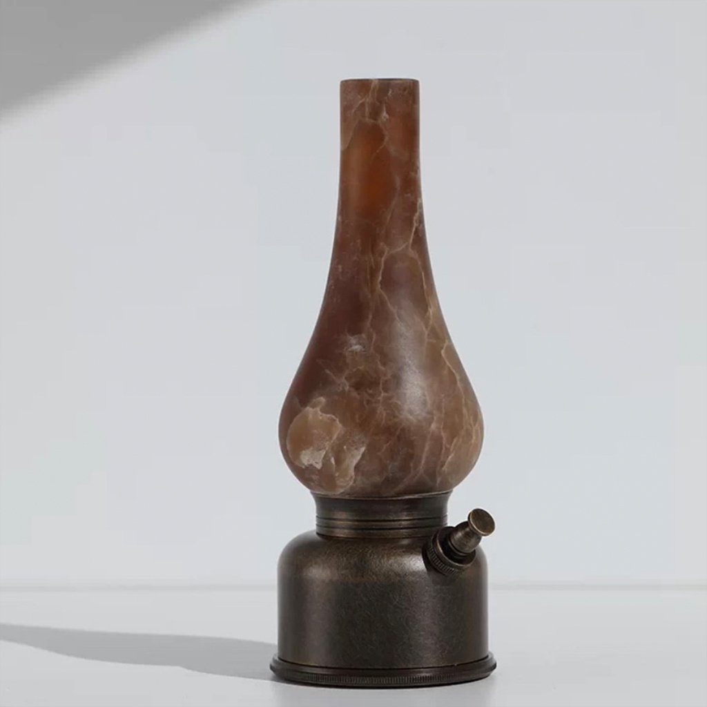 The Ald Retro Natural Marble Lamp
