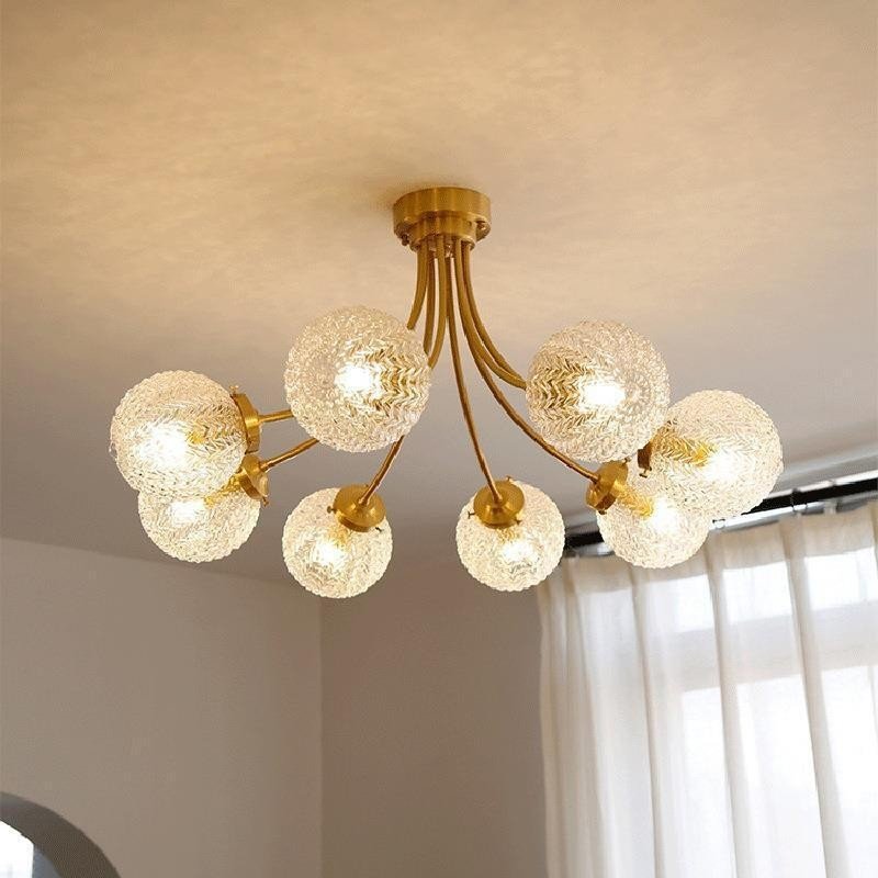 Spherical Glass Pendant Light With A Minimalist Design