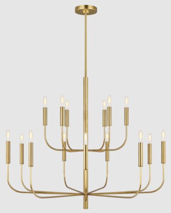 American Retro Style Copper Chandelier French Entry Lux Simple