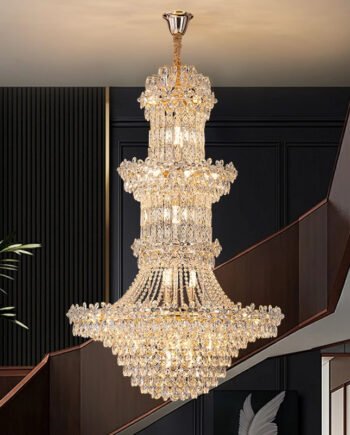 Modern Duplex Living Room Chandelier