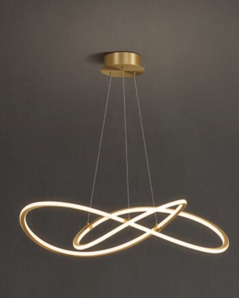 All Copper Minimalist Living Room Chandelier Modern Light Luxury Creative Chandelier