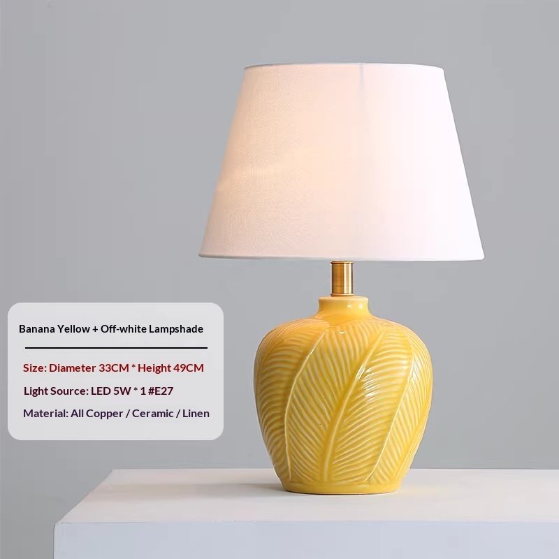 Decorative Modern Minimalist Creative Ceramic Table Lamp For The Living Room