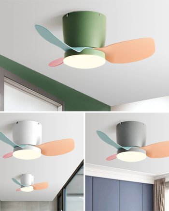 Kids Bedroom Fan Ceiling Fan With Built-in Light