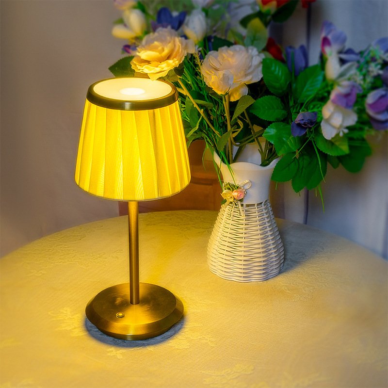 Simple Bedroom Bedside Lamp Eye Protection Ambience Light
